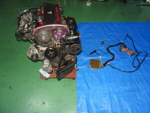 21 CT9W CT9A エボ 9 G-FORCE 2.3L ４G63 マイベック engine コンプリート GT-3 turbo 金プロ ASSY MIVEC 6MT Lancer Wagon EVO 8