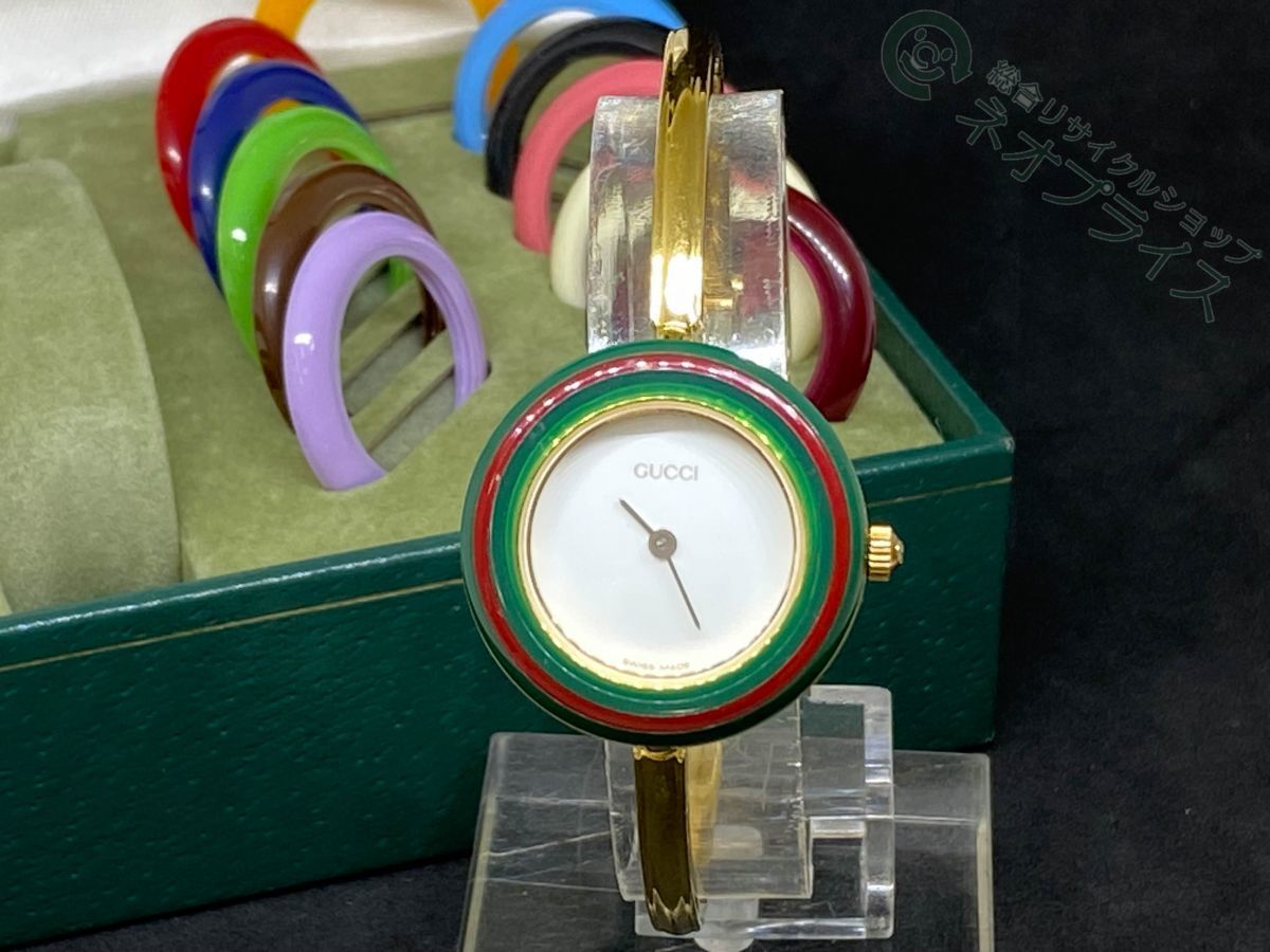 売りショッピング 【稼働品】 GUCCI チェンジベゼル (14色) レディース
