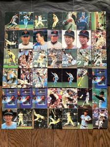 １円出品準備中！　カルビープロ野球カード 81年 82年 読売ジャイアンツ 巨人 42枚セット 1981年 1982年(検索用) レアブロック ショート