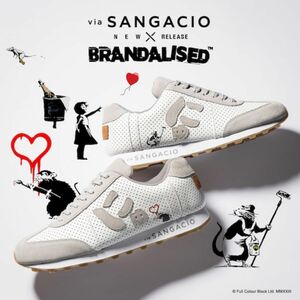 Banksy(バンクシー)グラフィティ『via SANGACIO×BRANDALISED』