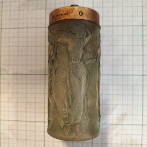 ルネ・ラリック　1920年代 緑パチネ　アンティーク香水瓶