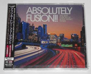 未開封◎2枚組CD『ABSOLUTELY FUSION!! ザ・ベスト・フュージョン：VA』タワレコ企画・選曲によるフュージョン・コンピのソニー編＊30曲