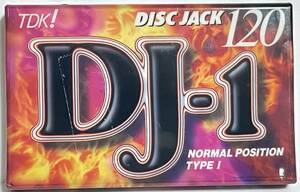 新品未開封☆TDK DJ-1 120☆ノーマルポジション☆ カセットテープ 片面６０分 長時間録音　日本製