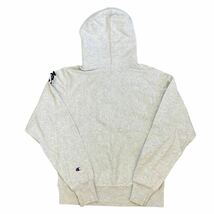 Champion REVERSE WEAVE スウェット パーカー S グレー リバースウィーブ カレッジ ロゴ フーディー トレーナー チャンピオン_画像6