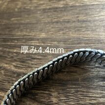 17mm 銀色　伸縮　蛇腹　エキスパンダブル　時計ベルト　ヴィンテージ　中古品_画像4