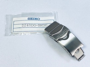 D240DG-BK00 SEIKO セイコー 純正Dバックル 18mm チタン SBDA001/SBDA003/7S25-00D0他用 ネコポス送料無料