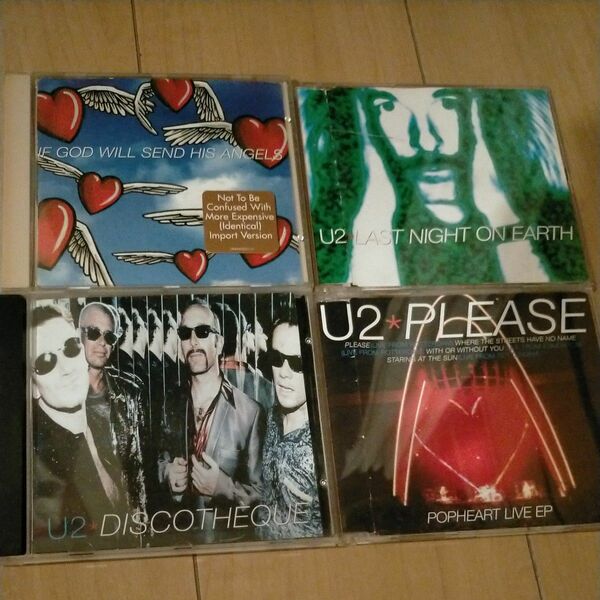 U2 CD シングル EP 4枚セット pop期のシングル