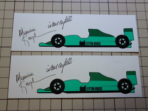 LEYTON HOUSE ステッカー 2枚 当時物 です(127×41mm) レイトンハウス