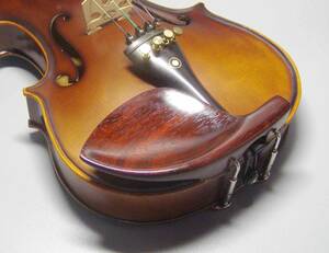 バイオリン顎あて　紅ローズ紫檀　クローソン型