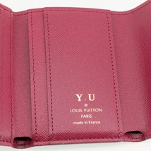 ルイヴィトン ポルトフォイユ・ゾエ 三つ折り財布（小銭入れあり） モノグラム M62932 RFID（ICチップ入り） ※イニシャル入り「Y.U」_画像3