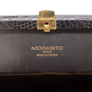 【美品】MORABITO モラビト リアル クロコダイル ハンドバッグ フランス製 定価100万の画像5