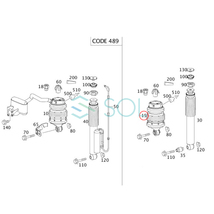 ベンツ W211 リア エアサス エアサスペンション ショック 左右セット E240 E250 E280 E300 E320 E350 E500 E55 E63 2113200925_画像3