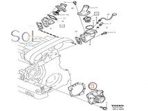 ボルボ C70 S70 V70 S80 XC70 XC90 タイミングベルト テンショナープーリー アイドラプーリー ウォーターポンプ ドライブベルト 5点セット_画像3