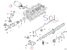 BMW E82 E87 E88 エキセントリックシャフトセンサー + VANOS VVTモーター(シリンダーアクチュエーター) 118i 120i 11377527016 11377548387_画像4