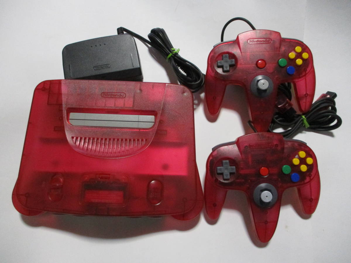 ヤフオク! -「nintendo 64 クリアレッド」の落札相場・落札価格