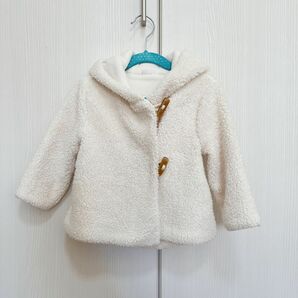 NEXT baby 12-18months クマ耳　コート　アイボリー　ボアコート　ジャケット　アウター