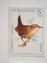 ブルガリア 切手 1987 スズメ 目 3632_画像2