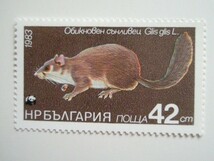 ブルガリア 切手 1983 動物保護法 指定 保護動物 － 哺乳類 3279_画像6