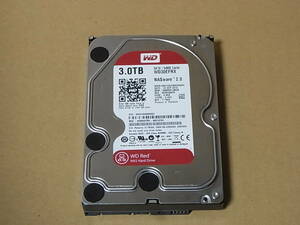 ◆WD RED NAS/WD30EFRX 3TB SATA600/64M/13224H/動作良好 ② (IH959S)