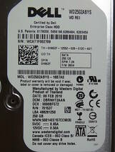 ▼Western Digital WD RE3/WD2502ABYS 250G SATA300/7.2K/16M/DELL H962F (IH970S)_画像3