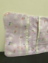 ☆ハンドメイド　マルチケース　お薬手帳入れ　通帳入れ　母子手帳入れ　プレゼント　QUILT GATE うさぎ　リボン　パープル_画像6