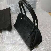 JRA ハンドバッグ クロコダイル 黒 【中古】 購入時価格は30数万円でした_画像3