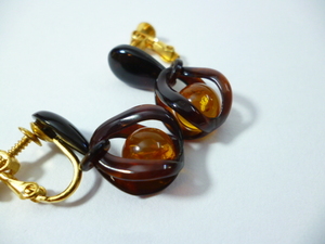 фbook@ tortoise shell amber earrings ф amber tortoise shell 