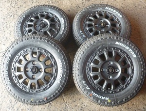 E1615 AVENTURA アヴェンチュラ 12インチ & ホワイトレター マッドスター 145/80R12LT 80/78N 新品 4本