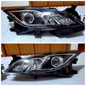 * free shipping * beautiful goods GH series previous term Atenza Atenza Wagon original HID head light left right set damage less 