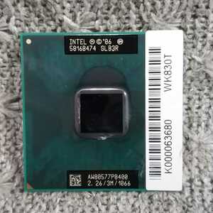 岐阜 即日発 送料185円~ ★ ノートパソコン 用 CPU Intel Core2Duo P8400 2.26GHz SLB3R ★ 動作確認済み C335