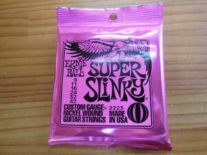 エレキギター弦☆ERNIE BALL SUPER SLINKY（09-42）#2223　２セット☆