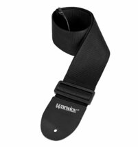 Warwick Nylon Bass Strap - Black, 80 mm Width_画像1