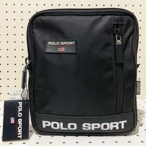 【デッドストック 希少 90s USA】RALPH LAUREN POLO SPORT DAY PACK ラルフローレン ポロスポーツ デイパック (BLACK)