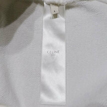 CELINE セリーヌ フーディパーカー サイズL ホワイト メンズ ファッション【中古】_画像6