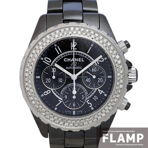 CHANEL Chanel J12 chronograph after diamond setting H0940 men's wristwatch [ used ]