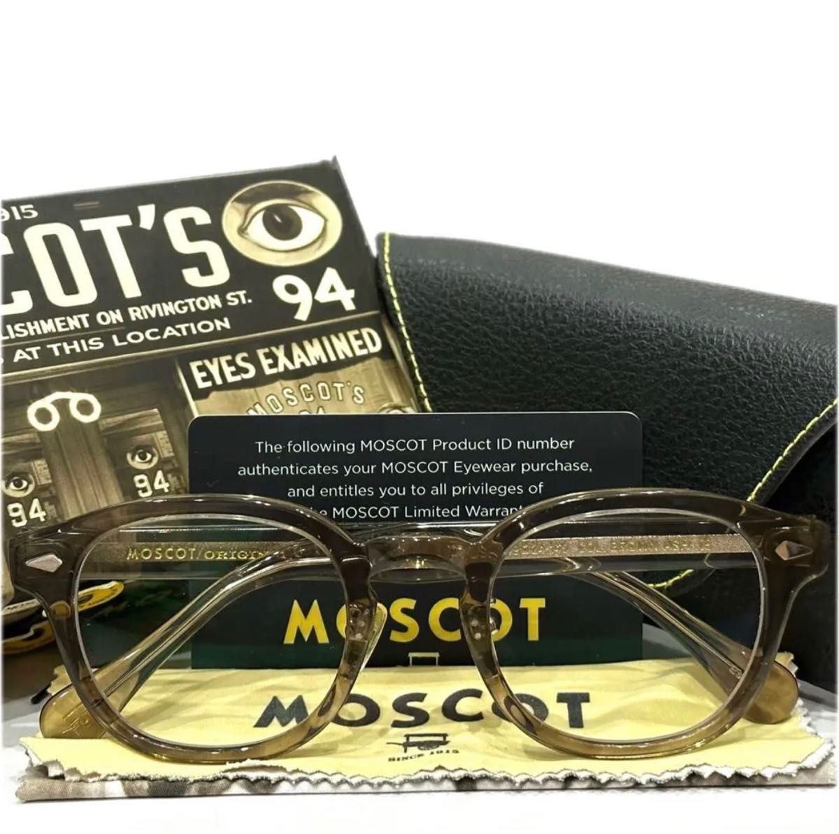 モスコット/moscot /レムトッシュ/46/ブラック クリスタル/サングラス