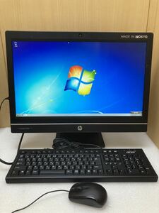 YK6578 HP Compaq Pro 6300 TPC-W010 モニタ一体型 PC パソコン Windows 7 Home Basic メモリー 4GB キーボード／マウス付き　現状品0913