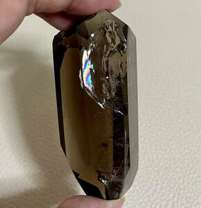 アイリスクォーツ スモーキークォーツ 水晶 10 天然石 クリスタル レインボー ブロックカット 虹入 浄化 ラッキー パワーストーン 幸運