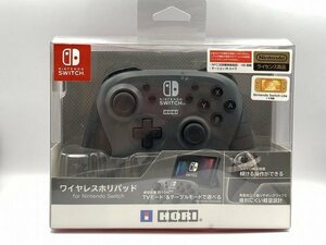 【中古品】 美品 ワイヤレスホリパッド for Nintendo Switch グレー スイッチコントローラー GA1-T60-8HA027