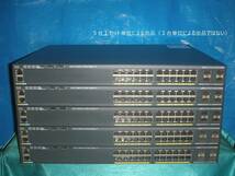 ☆5台セット！Cisco Catalyst 2960-X [WS-C2960X-24PS-L V04]！(#F0-732)「170サイズ」☆ _画像1