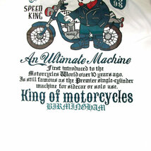 ノートン Norton ドッグライダーパッセージ刺繍半袖Tシャツ 232N1011 ホワイト XL LL 2L アメカジ バイカー ロッカーズ バイク 犬_画像4