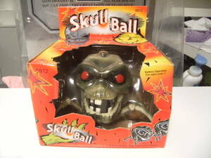 未使用★平成レトロ★1999年 当時物 SKULL BALL スカルボール ドクロ ガイコツ おもちゃ 玩具★ドクロが動き回る ホラー 恐怖 モンスター