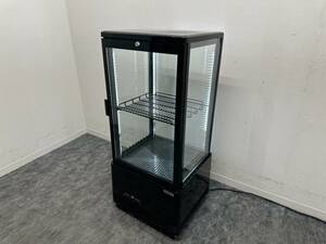 レマコム　業務用　冷蔵ショーケース　８４L　４面ガラス　２０２１年製　店舗　飲食店　R4G-84SLB