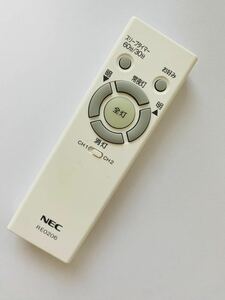 送料無料★赤外線確認済 簡易清掃済★NEC / 照明リモコン / RE0206　即決！　J68