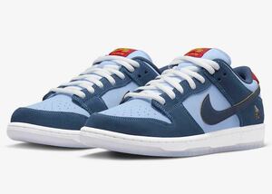 即決 Why So Sad ? × Nike SB Dunk Low Coastal Blue Speed Yellow University Red US9 27.0cm 国内正規 ナイキ ダンク ワイ ソー サッド