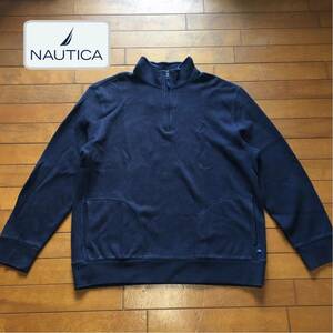 ☆【 nautica 】★ ビッグサイズ コットン ハーフジップトレーナー★サイズ3XL