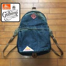 ☆【 KELTY x GO HEMP 】★ビンテージデニム デイパック バックパック★_画像1