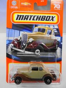 MATCHBOX 1934 シェビー マスタークーペ ミニカー マッチボックス