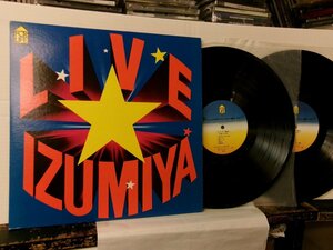 ▲ダブルジャケ2LP 泉谷しげる / LIVE IZUMIYA ライヴ泉谷 王様たちの夜 フォーライフ FLL-8001/2◇r50916