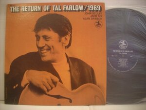 ● 輸入USA盤 LP THE RETURN OF TAL FARLOW / 1969 タル・ファーロウ アランドーソン 1969年 PRESTIGE PR 7732 ◇r50915